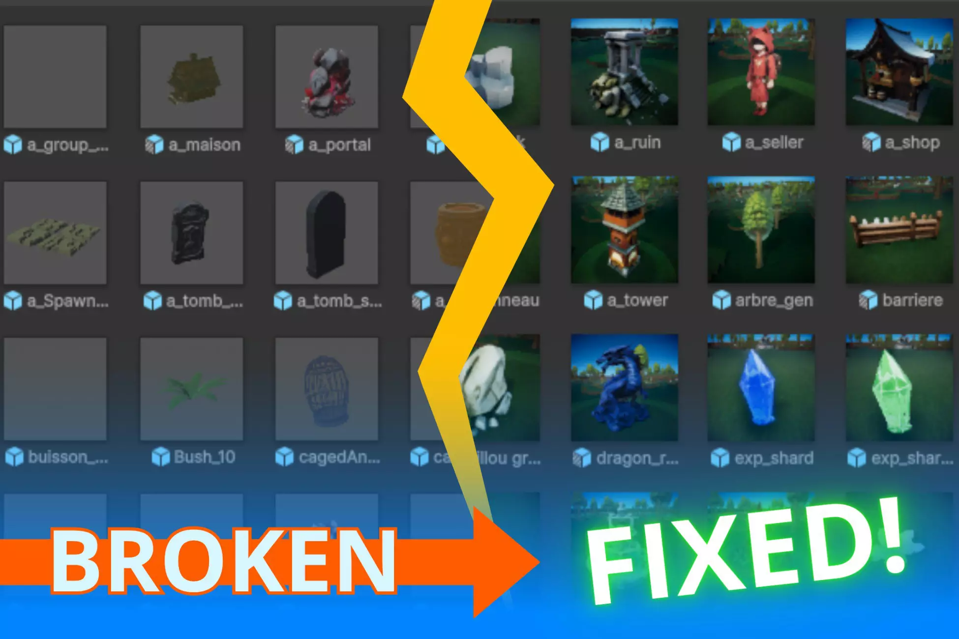 Thumbnails Fixer for Prefabs (WYSIWYG)